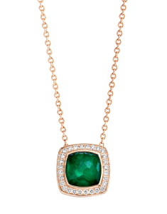 Tirisi Jewelry Milano din aur 18 kt cu diamante si smarald 