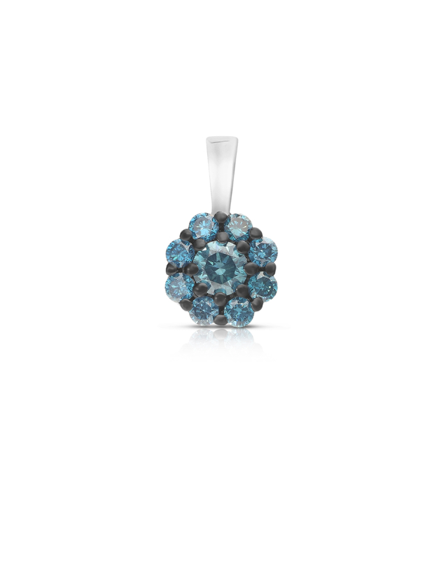 Pandantive Vida aur 18 kt cu diamante albastre FI52077S-UD8WX