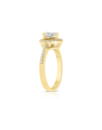 inel de logodna aur 14 kt halo pave cu diamante RG101914-04-214-Y