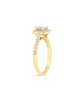 inel de logodna aur 14 kt halo pave cu diamante RG102451-03-214-Y