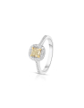 inel de logodna aur 18 kt halo pave cu diamante RG102406-02-418-WY
