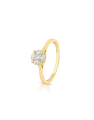 inel de logodna aur 14 kt bouquet cu diamante RG097743-214-Y
