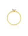 inel de logodna aur 14 kt solitaire cu diamant RG082189-25-214-0.26CT