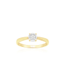inel de logodna aur 14 kt bouquet cu diamante Q20480BIC