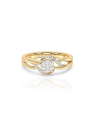 inel de logodna aur 14 kt bouquet cu diamante EU13350RF0020-Y