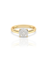 inel de logodna aur 14 kt bouquet cu diamante SJ00142RF0030-Y