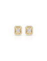 cercei aur 14 kt baguette stud cu diamante ER101281-214-Y