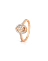 inel de logodna aur 14 kt bouquet pave cu diamante RG097707-314-P