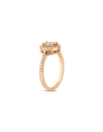 inel de logodna aur 14 kt bouquet pave cu diamante RG097707-314-P
