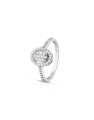 inel de logodna aur 14 kt bouquet pave cu diamante RG097707-114-W