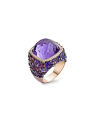 inel Tirisi Jewelry Doha aur 18 kt cu diamante si ametist TR9408AM-P