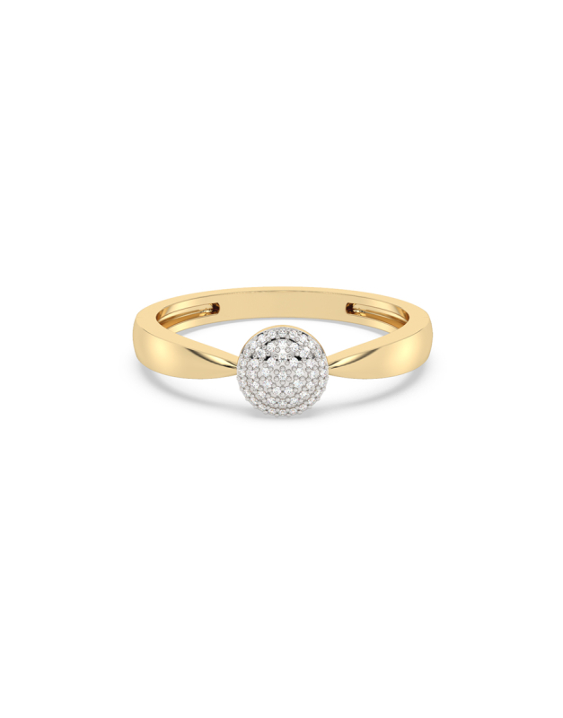 Inele de logodna aur 14 kt bouquet cu diamante EU13519RF0007-Y