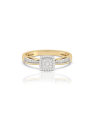 inel de logodna aur 14 kt bouquet pave cu diamante EU13516RF0015-Y