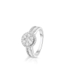 inel de logodna aur 18 kt bouquet pave cu diamante RG097613-118-W