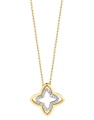 colier Tirisi Jewelry Seoul Flower Due aur 18 kt cu diamante TN2115D-Y