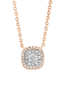 colier Tirisi Jewelry Milano aur 18 kt cu diamante TP9154D-P