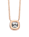 colier Tirisi Jewelry Milano aur 18 kt cu diamante TP9154D-P
