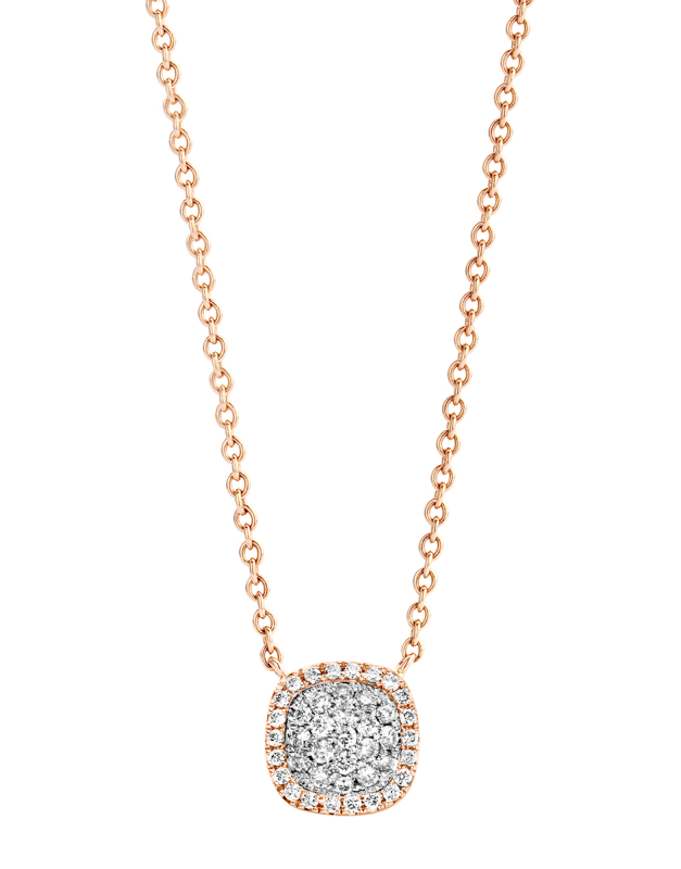 Coliere Tirisi Jewelry Milano aur 18 kt cu diamante TP9154D-P