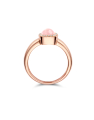 inel Tirisi Jewelry Milano aur 18 kt cu diamante si cuart roz TR9624PQ-P