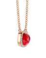colier Tirisi Jewelry Milano aur 18 kt cu diamante si rubin TP9152RU-P