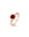 inel Tirisi Jewelry Milano aur 18 kt cu diamante si rubin TR9624RU-P