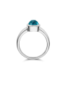 inel Tirisi Jewelry Milano aur 18 kt cu diamante si topaz london TR9624LBT-W