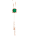 colier Tirisi Jewelry Amsterdam aur 18 kt cu smarald si diamante TN2095EM-P