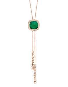 Tirisi Jewelry Amsterdam aur 18 kt cu smarald si diamante 