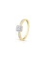 inel de logodna aur 14 kt bouquet pave cu diamante EU13475RF0010-Y