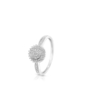 inel de logodna aur 14 kt bouquet pave cu diamante SJ00101RF0020-W