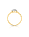 inel de logodna aur 14 kt bouquet cu diamante SR104556001-Y
