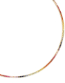 colier Crieri Tennis aur 18 kt cu safire multicolore STECOK430SM3380