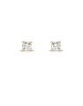 cercei aur 18 kt punto luce cu diamante OR001-Y-0.50CT