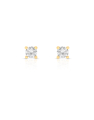 cercei aur 18 kt punto luce cu diamante OR001-Y-0.60CT