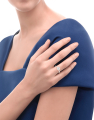 inel de logodna Recarlo Anniversary aur 18 kt solitaire cu diamant R01SO014-037-15-W
