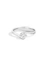 inel de logodna Recarlo Anniversary aur 18 kt solitaire cu diamant R01SO195-041-14-W