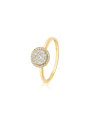 inel de logodna aur 14 kt bouquet cu diamante RG102069-214-Y