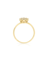 inel de logodna aur 14 kt bouquet cu diamante RG102069-214-Y