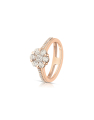 inel de logodna aur 14 kt bouquet pave cu diamante RG068251-314-P