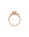 inel de logodna aur 14 kt bouquet pave cu diamante RG068251-314-P