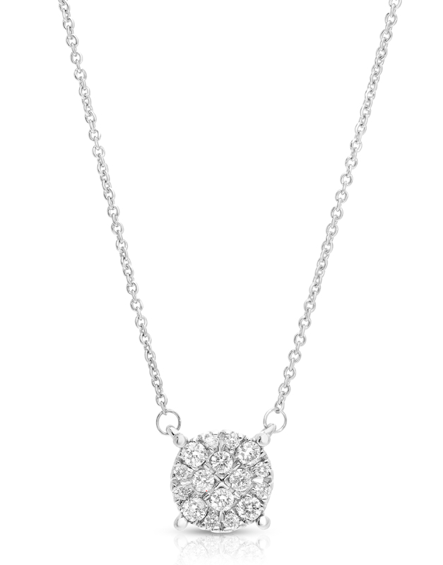 Coliere Luna aur 14 kt bouquet cu diamante HE52499U-WD4WN