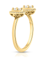 inel aur 14 kt bouquet cu diamante RG100478-214-Y