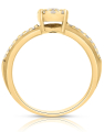 inel de logodna aur 14 kt bouquet cu diamante RG085-0042-01-214-Y