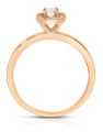 inel de logodna aur 14 kt halo cu diamante RG103893-30-314-P
