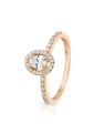 inel de logodna aur 14 kt halo pave cu diamante RG103892-30-314-P