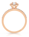 inel de logodna aur 14 kt halo pave cu diamante RG103890-20-314-P