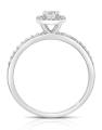 inel de logodna aur 14 kt halo pave cu diamante RG103890-20-114-W