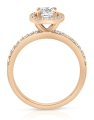 inel de logodna aur 14 kt halo pave cu diamante RG103890-40-314-P