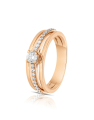 inel de logodna aur 14 kt solitaire pave cu diamante RG100939-314-P