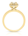 inel de logodna aur 14 kt baguette cu diamante RG103882-214-Y